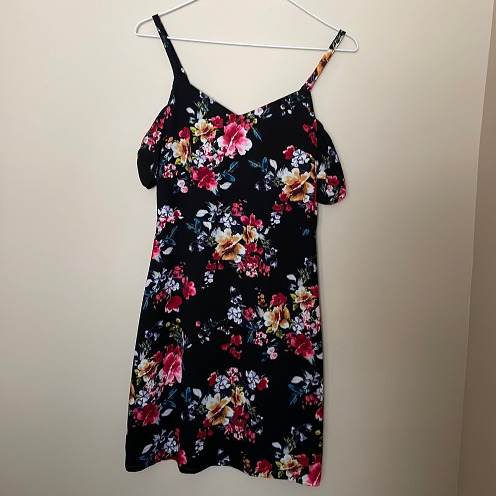 Floral off the shoulder dress